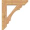 Ekena Millwork Olympic Slat Smooth Bracket w/ Offset Brace, Western Red Cedar, 7 1/2"W x 30"D x 34"H BKT0806X30X34OLY06SWR - alternate 4